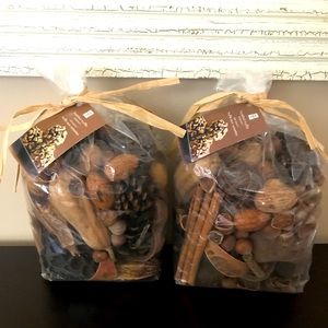 Two Bags Hazelnut Truffle Potpourri NEW